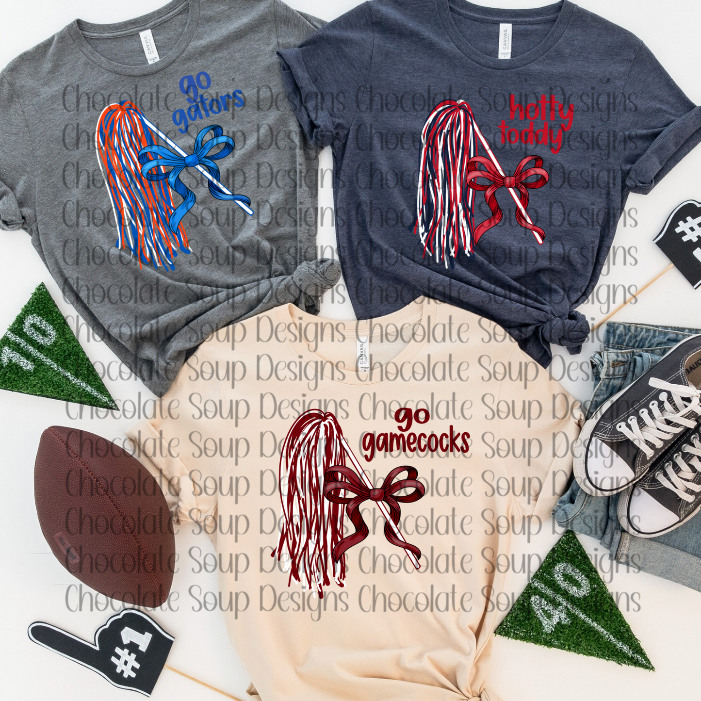 Spirit PomPoms Ole Miss