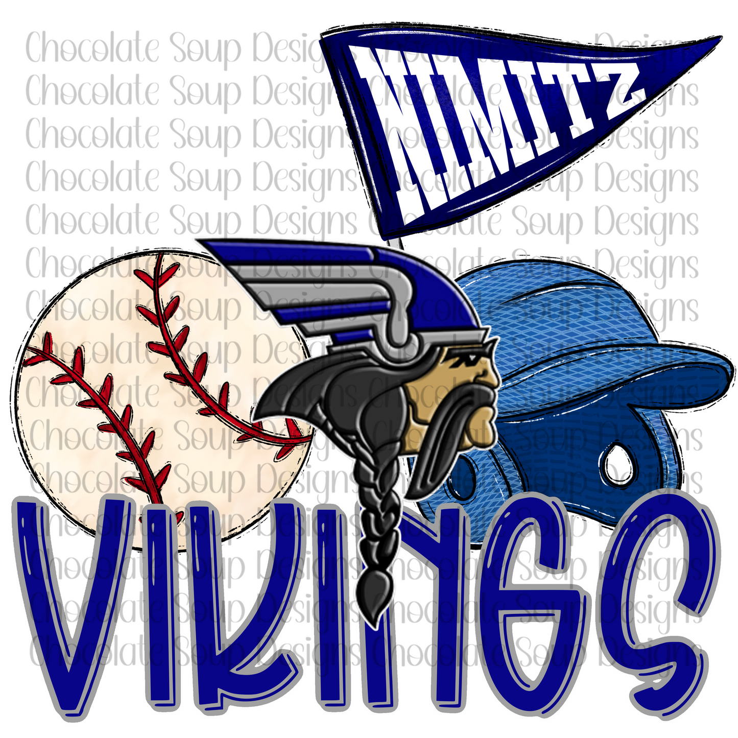 Vikings Softball Baseball