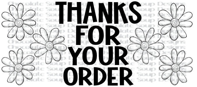 Thank You For Your Order | Thermal Label