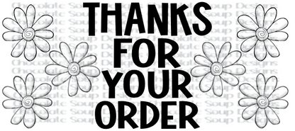 Thank You For Your Order | Thermal Label