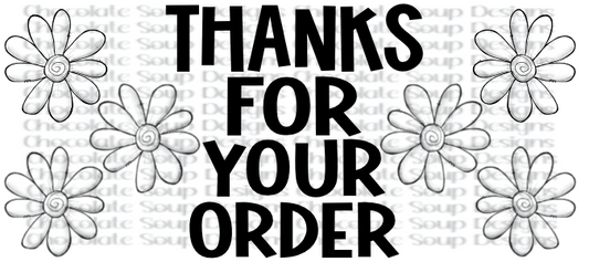 Thank You For Your Order | Thermal Label