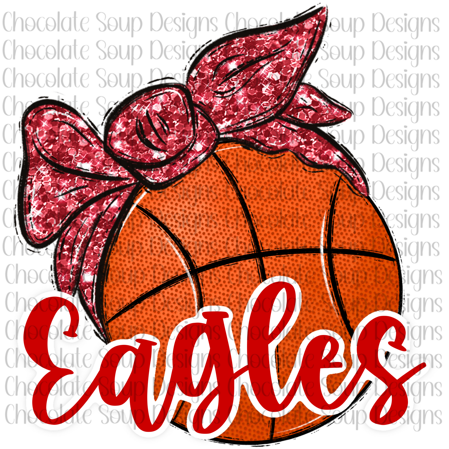 Basketball Eagles-Red