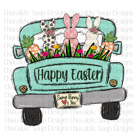 Easter Bunny Truck