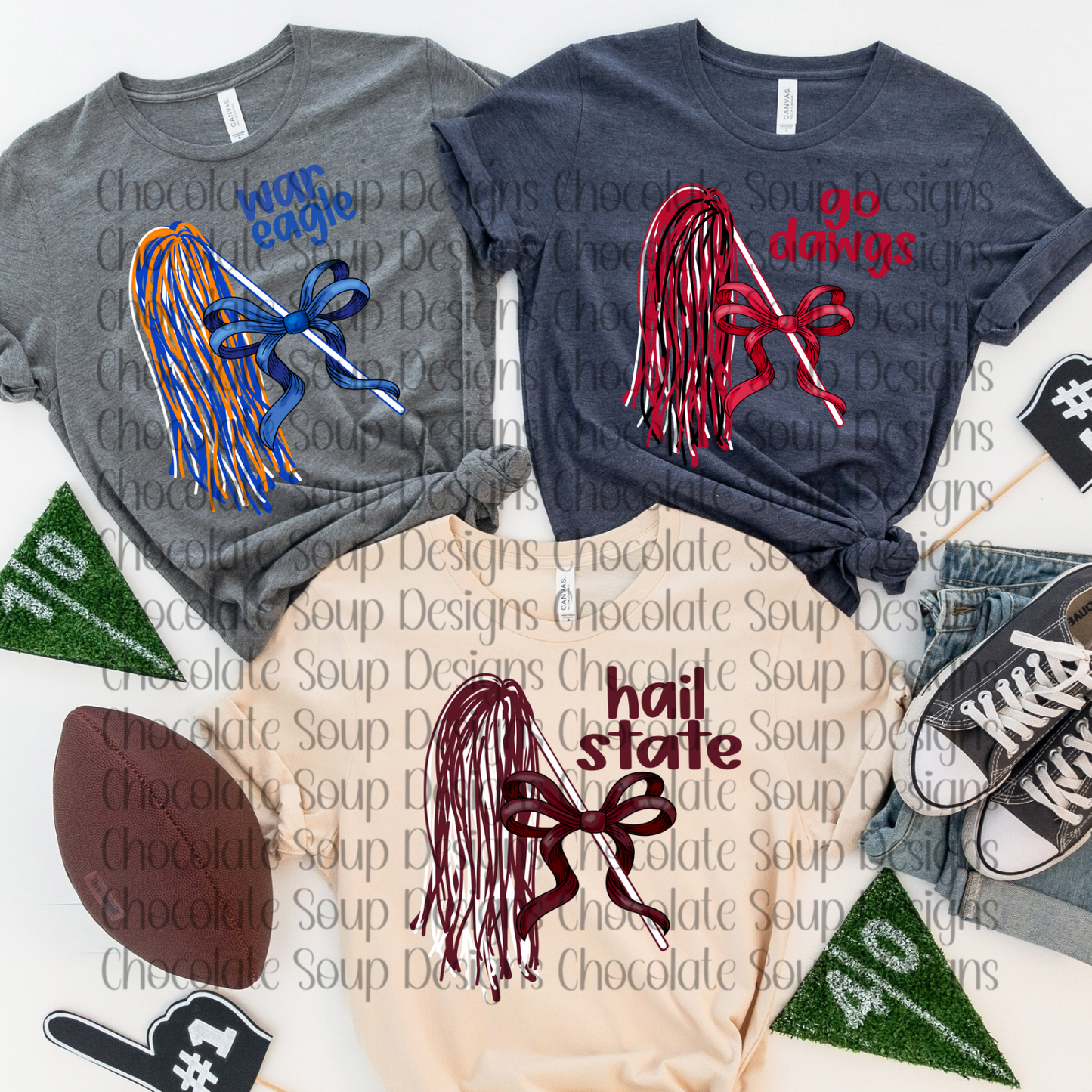 Spirit PomPoms Georgia State