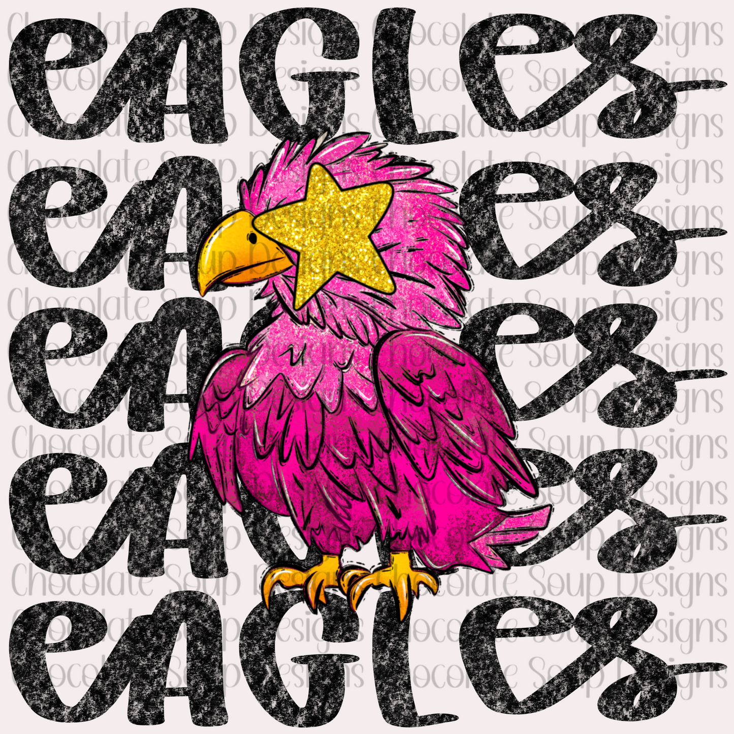 Preppy Eagles Pink