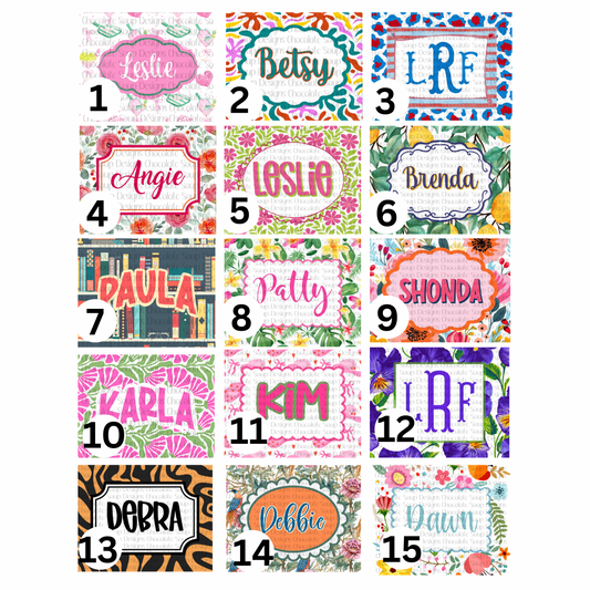 Personalized NMJL Mahjong Card Cover