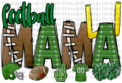 Football Mama-Green