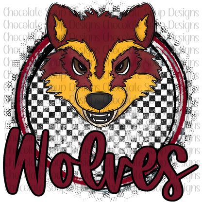 Wolves-Maroon Gold