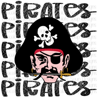 Preppy Mascot Pirates