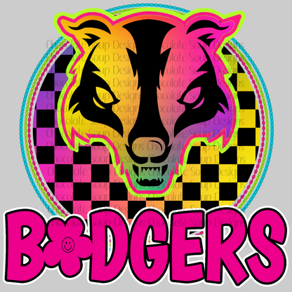 Badgers Pastel Neon