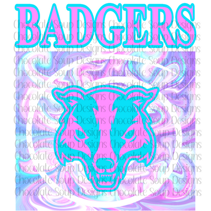 Badgers Pastel Neon