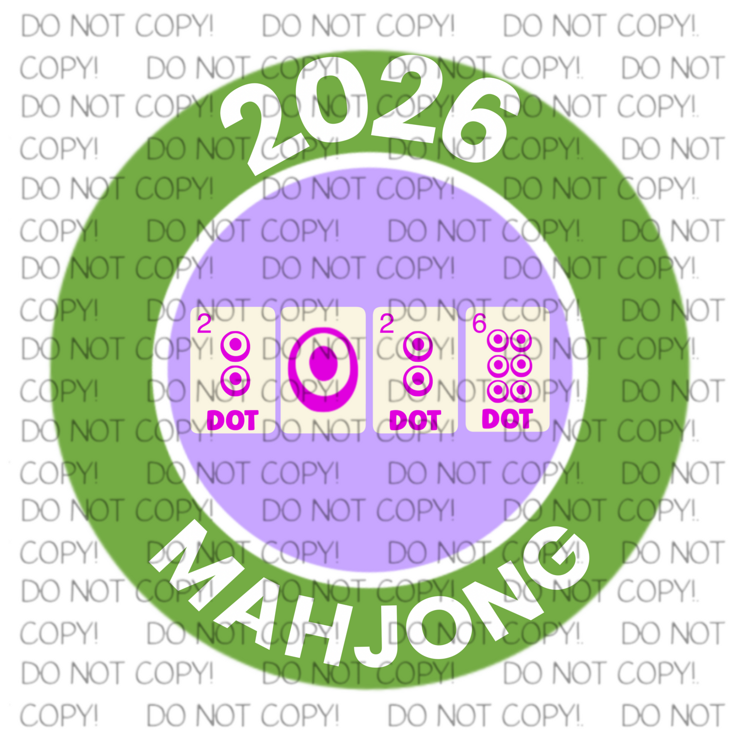 2026 Mahjong Sticker