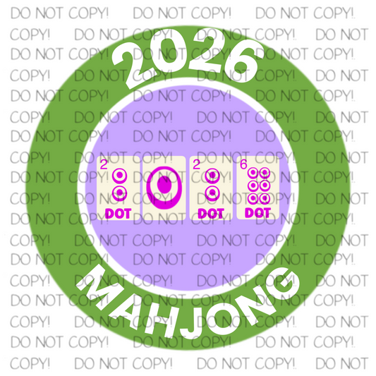 2026 Mahjong Sticker