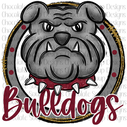 Bulldogs-Maroon Grey