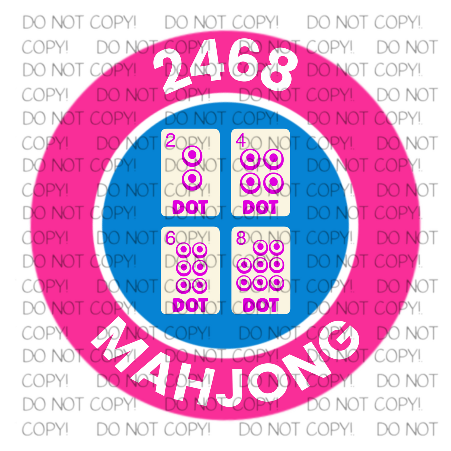 2468 Mahjong Sticker