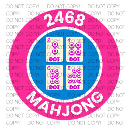 2468 Mahjong Sticker