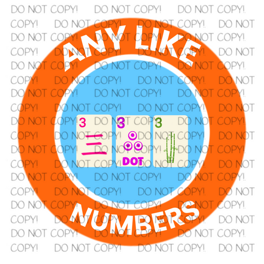 Any Like Numbers Mahjong Sticker