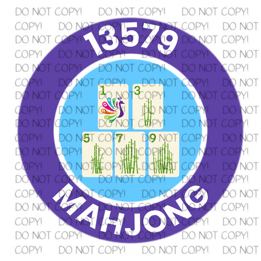 13579 Mahjong Sticker