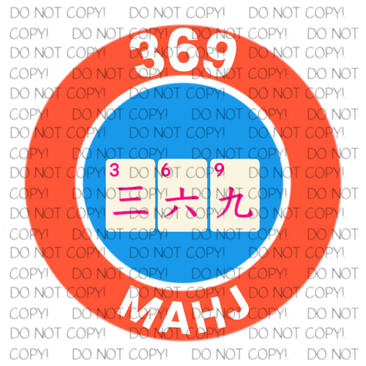 369 Mahjong Sticker