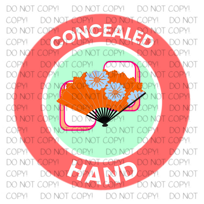Concealed Hand Mahjong Sticker