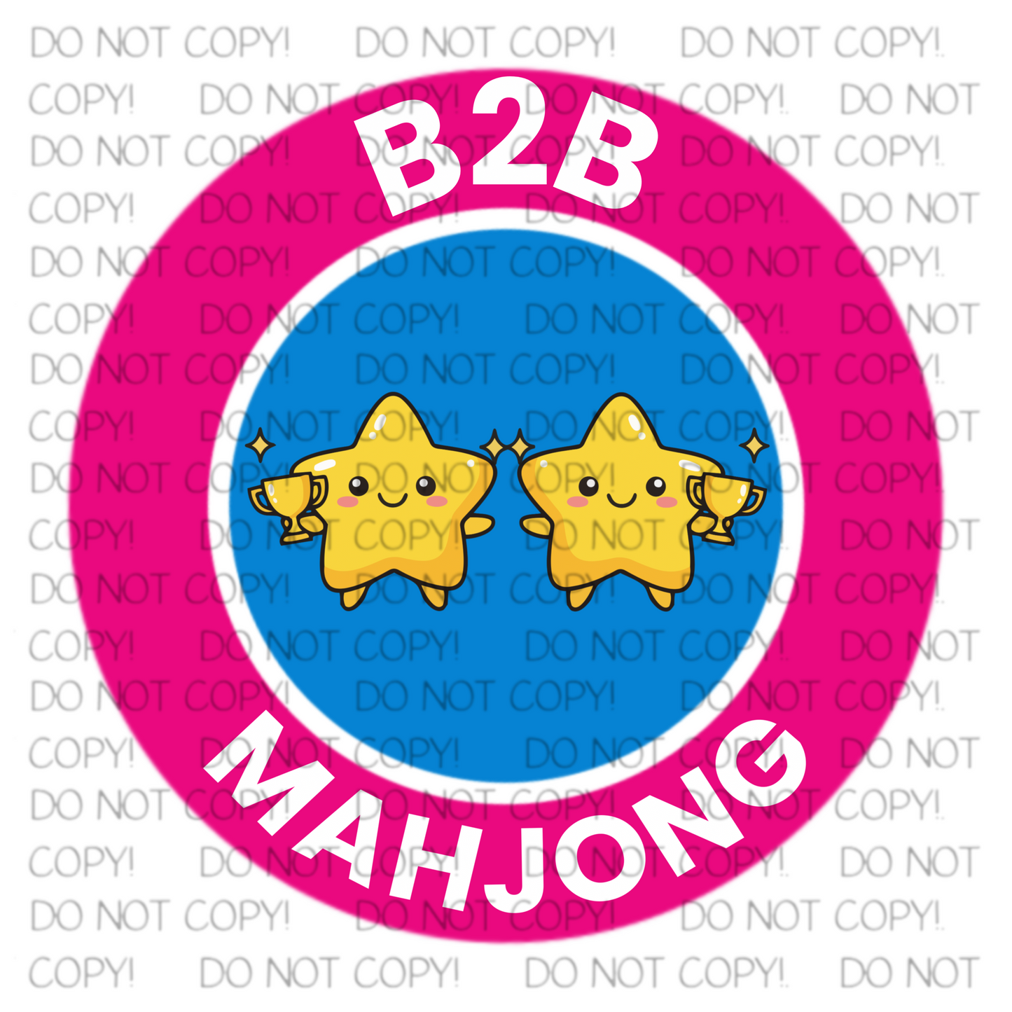 Back to Back (B2B) Mahjong Sticker