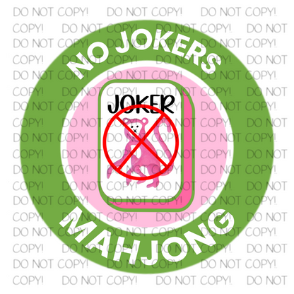 No Jokers Mahjong Sticker
