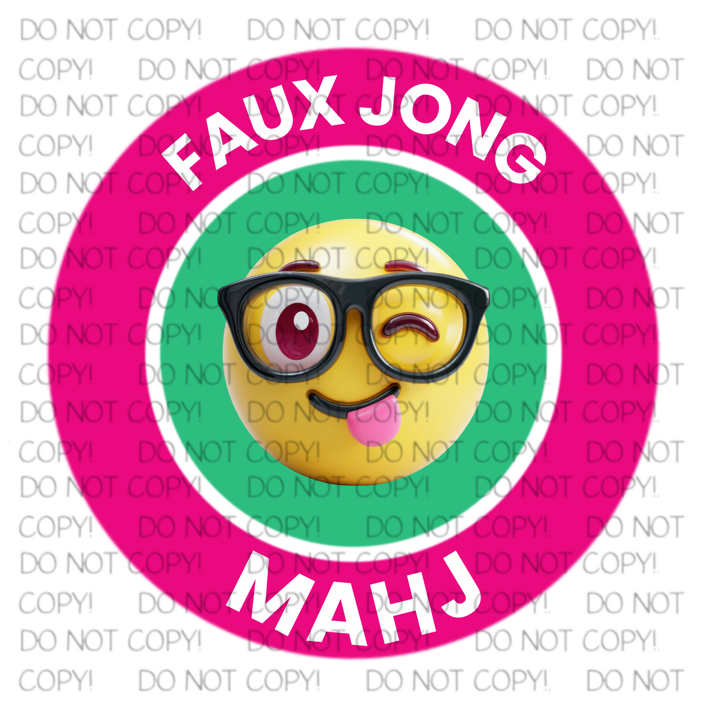 Faux Jong Mahjong Sticker