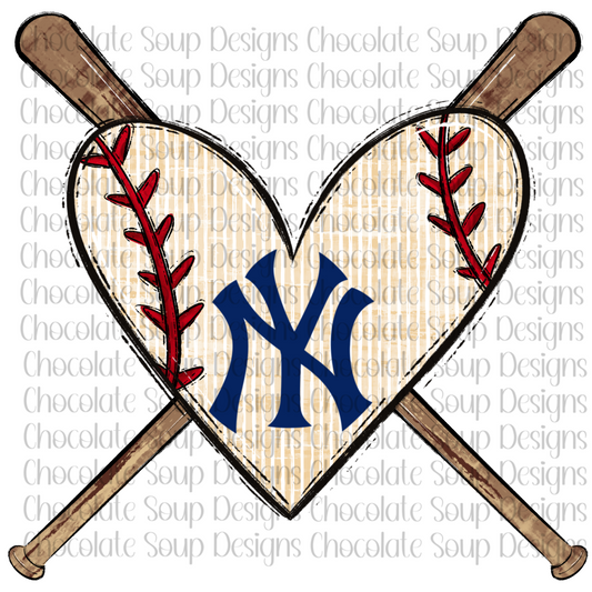 New York Baseball-Heart