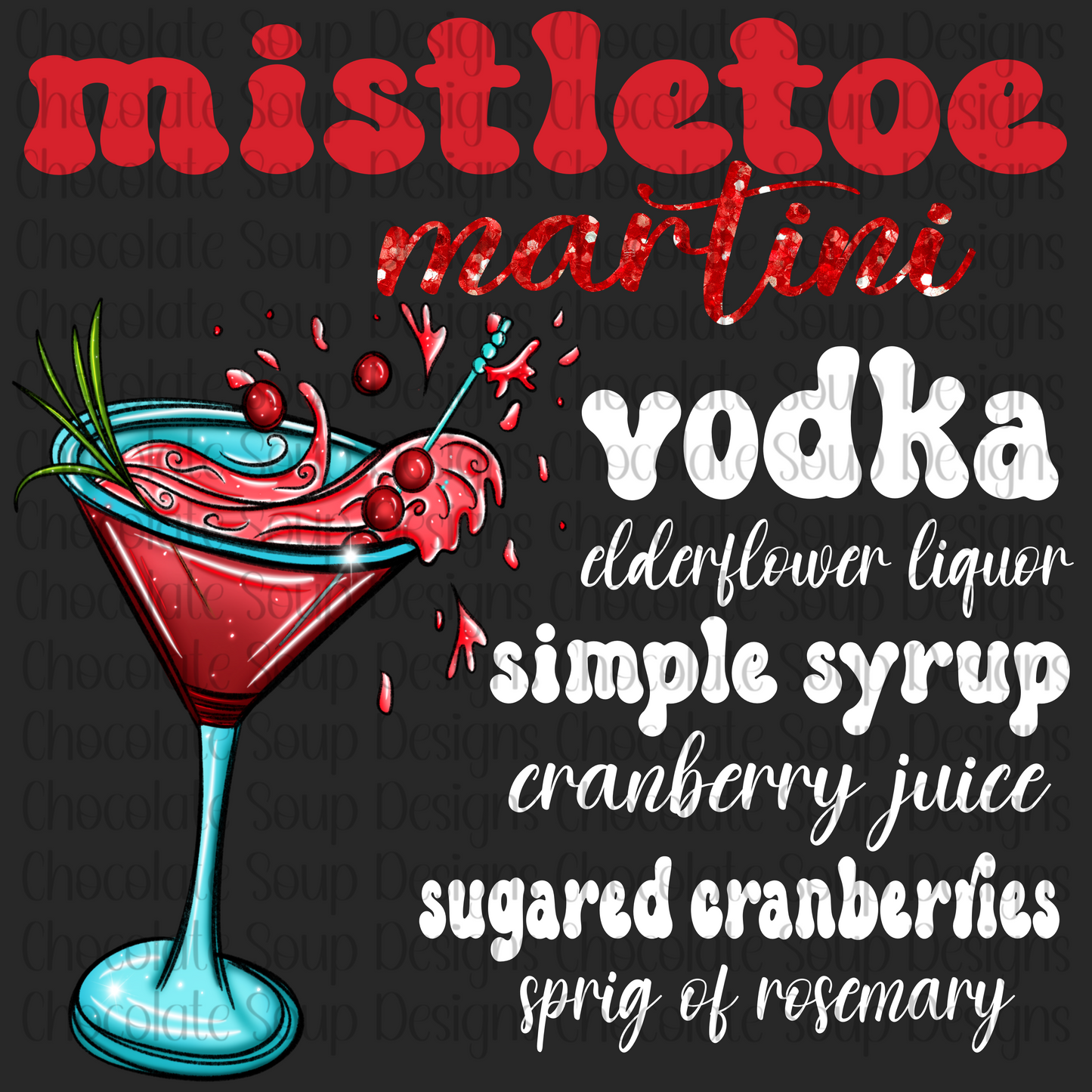 Mistletoe Martini