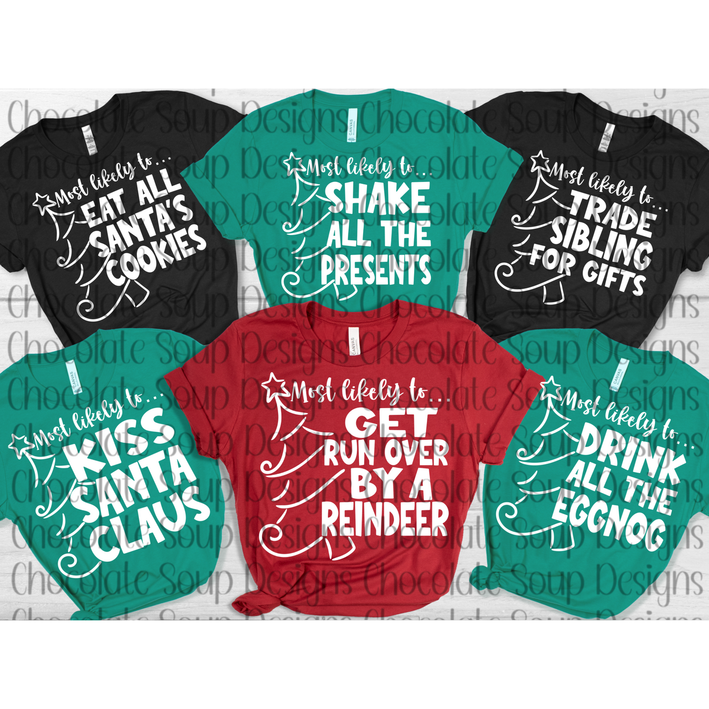 Most Likely... Family Christmas Bundle (14 Sayings)