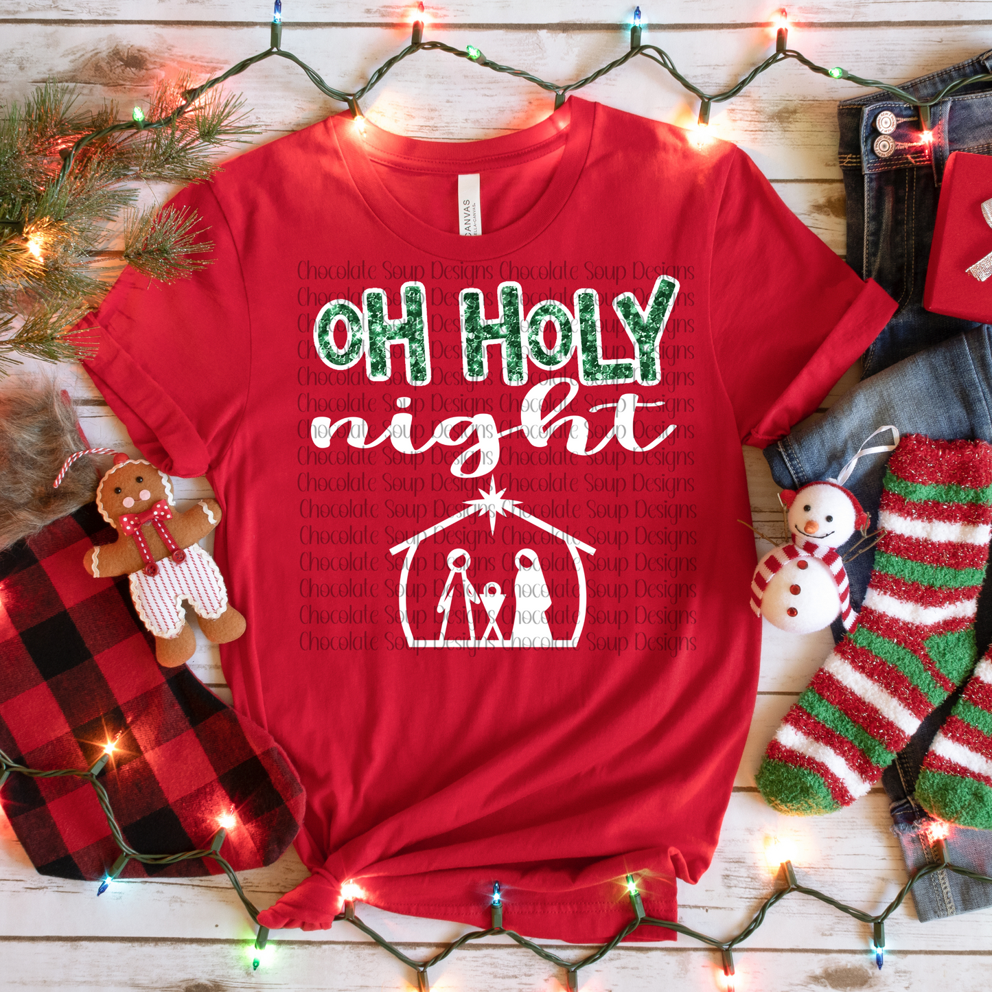 Oh Holy Night Sequins