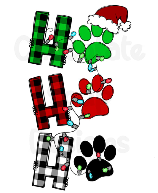 Ho Ho Ho Dog Paws