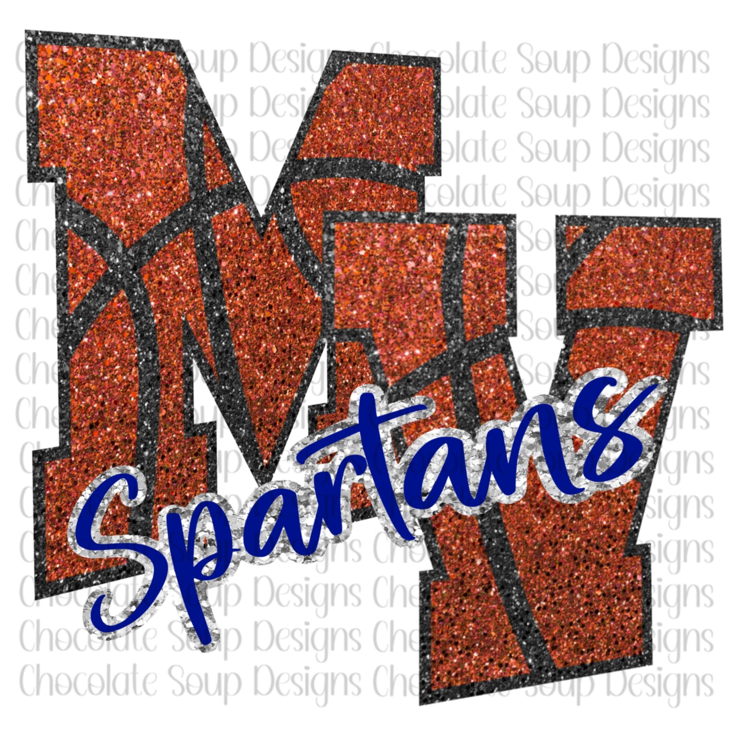 Custom School Basketball Letter with Team Name