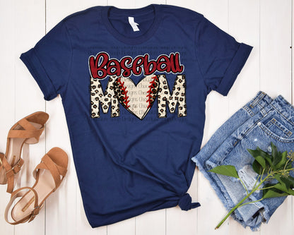 Baseball Heart Mom