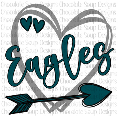 Eagles-Teal Green Gray