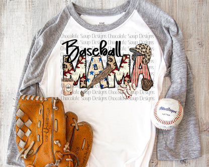 Baseball Mama-Leopard