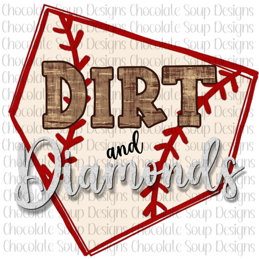 Baseball Dirt and Diamonds