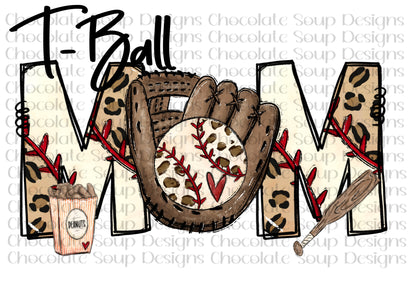 TBall Mom-Leopard