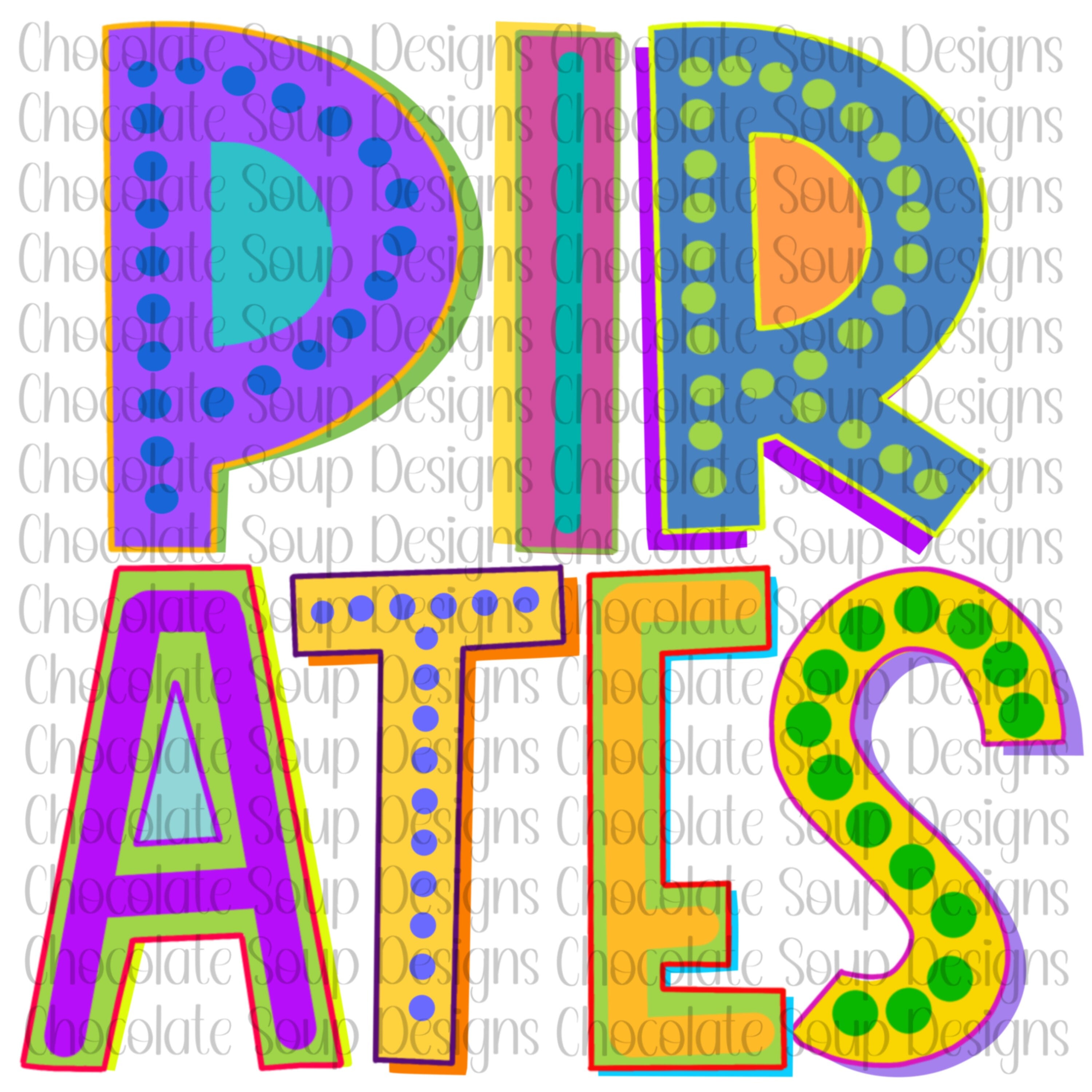 Pirates Mascot Preppy Letters – Chocolate Soup Designs