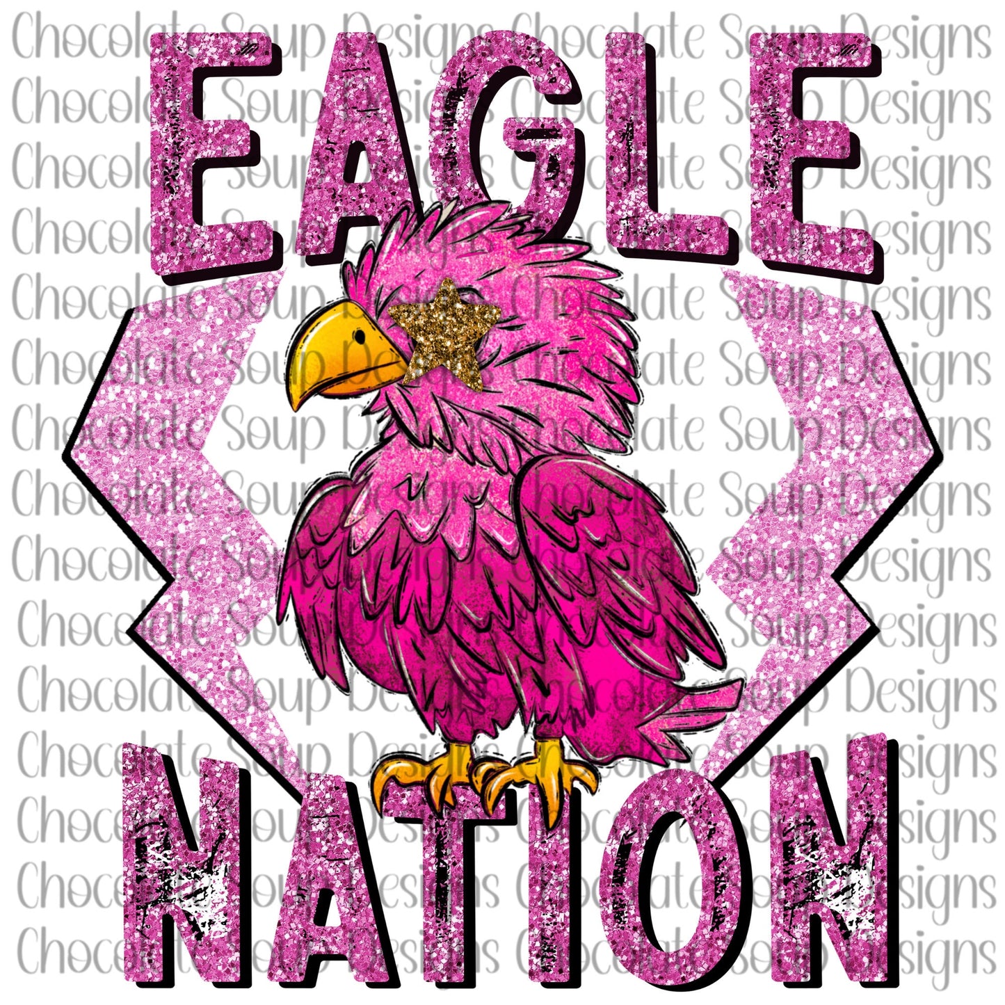 Eagle Nation-Pink