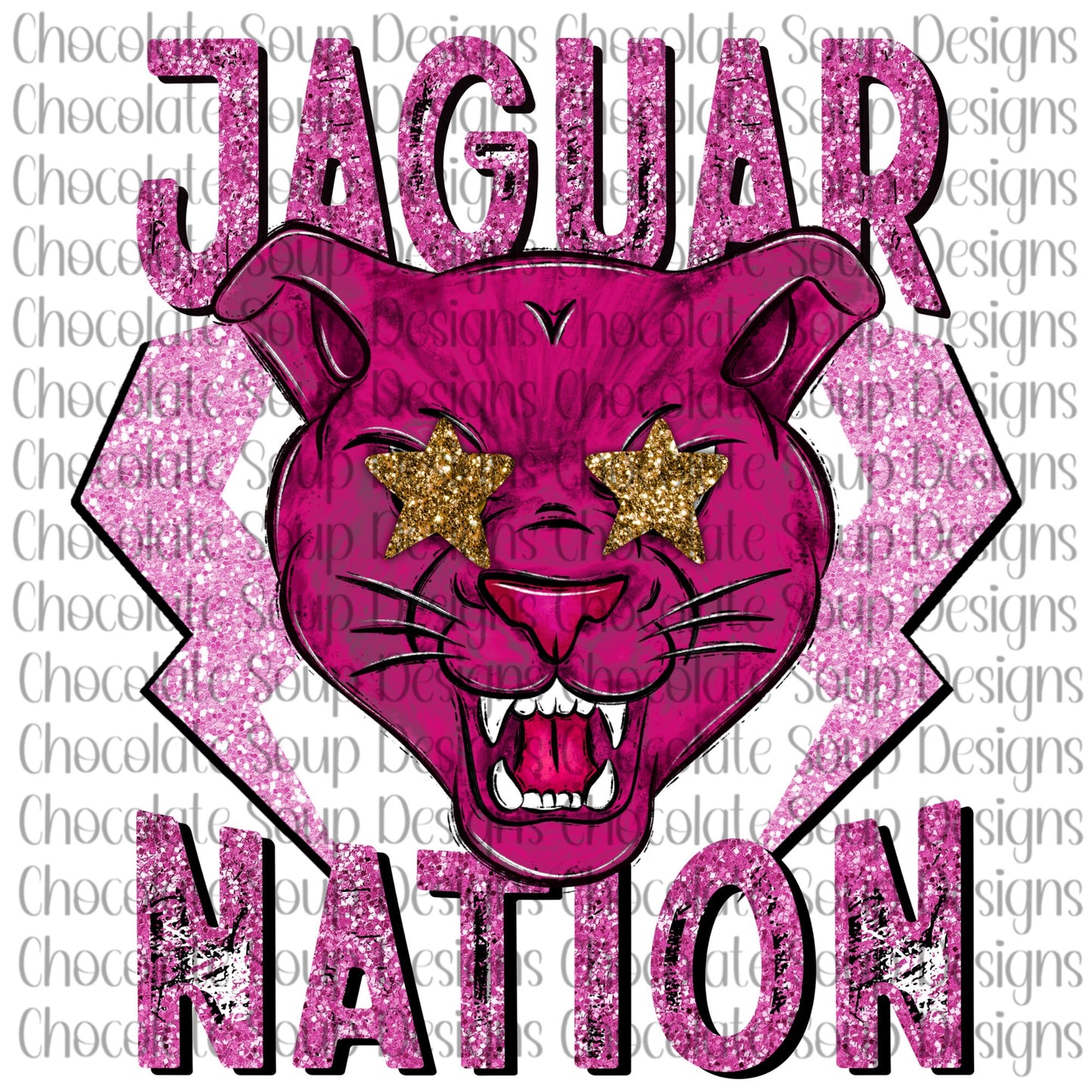 Jaguar Nation-Pink