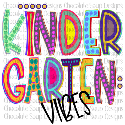 Grade Vibes Bundle PNG Kindergarten - Fifth Grade