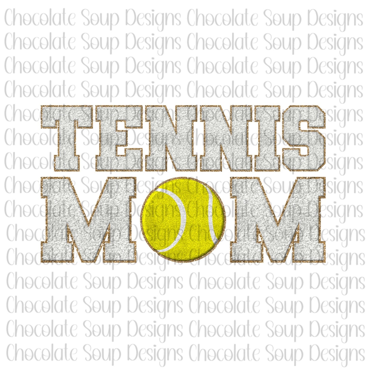 Tennis Mom-Faux Chenille