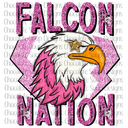 Falcon Nation-Pink