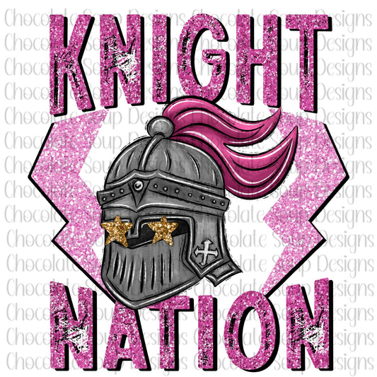 Knight Nation-Pink