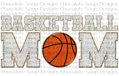 Basketball Mom-Faux Chenille