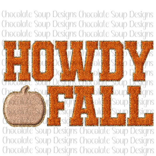 Howdy Fall-Faux Chenille