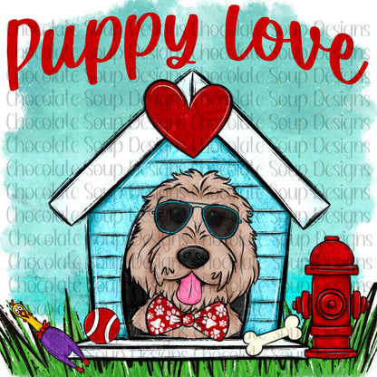 Puppy Love Labordoodle  Dog Lovers-Valentine's Dog