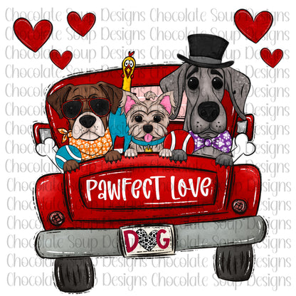 Pawfect Love-Dog Lovers Valentine's