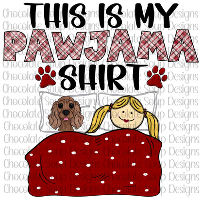 This is My Pawjama Shirt-Dog Lovers-Cocker Spaniel Mom